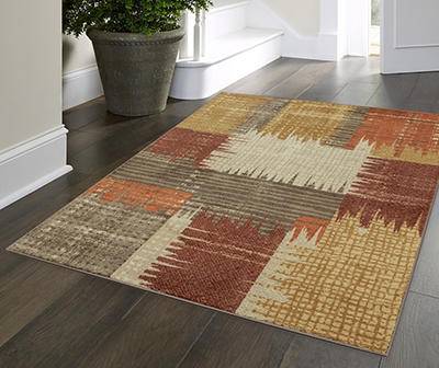 Broyhill Abstract Patchwork Area Rug (4' x 5.5')