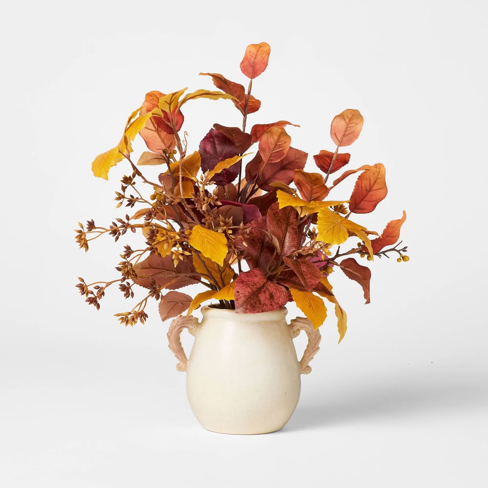 Threshold Mixed Fall Leaf Arrangement Artificial Plants