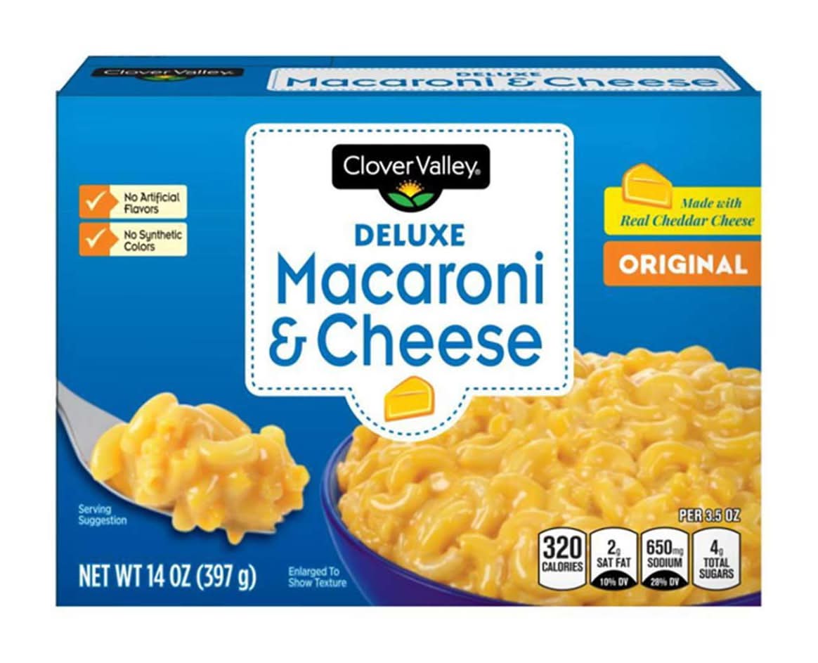 Clover Valley Deluxe Macaroni & Cheese 14 Oz