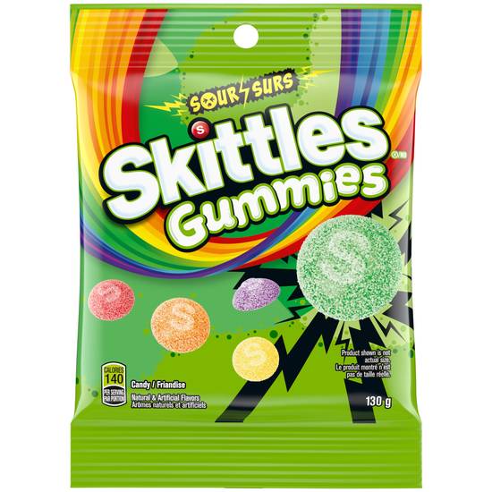 Skittles Gummies Sour 130 g