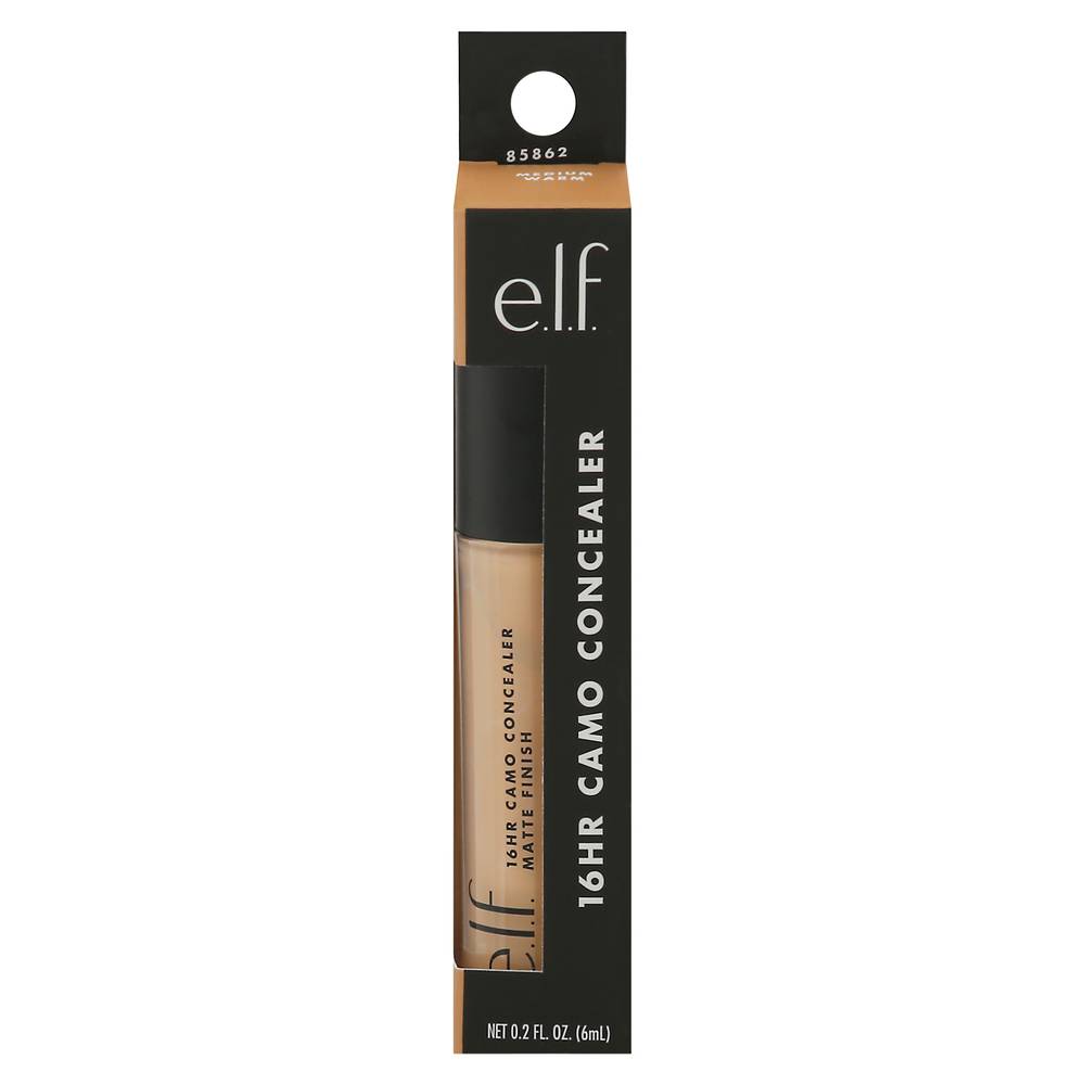 e.l.f. 16Hr Camo Concealer, Medium Warm (0.2 fl oz)