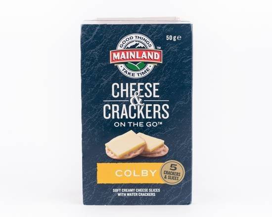 Mainland Colby Cheese & Crackers (50g)