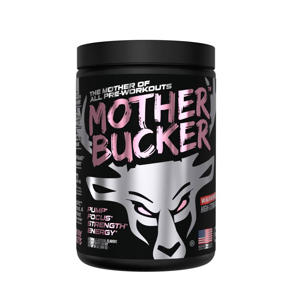 Mother Bucker™ Nootropic Pre-Workout - Strawberry Super Sets (20 Servings) (1 Unit(s))