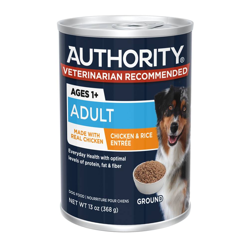 Authority® Everyday Health Adult Wet Dog Food - 13 Oz. (Flavor: Chicken & Rice, Size: 13 Oz)