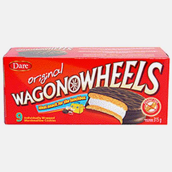 Dare Wagon Wheels Marshmallow Cookies, 9 Pack (315g)