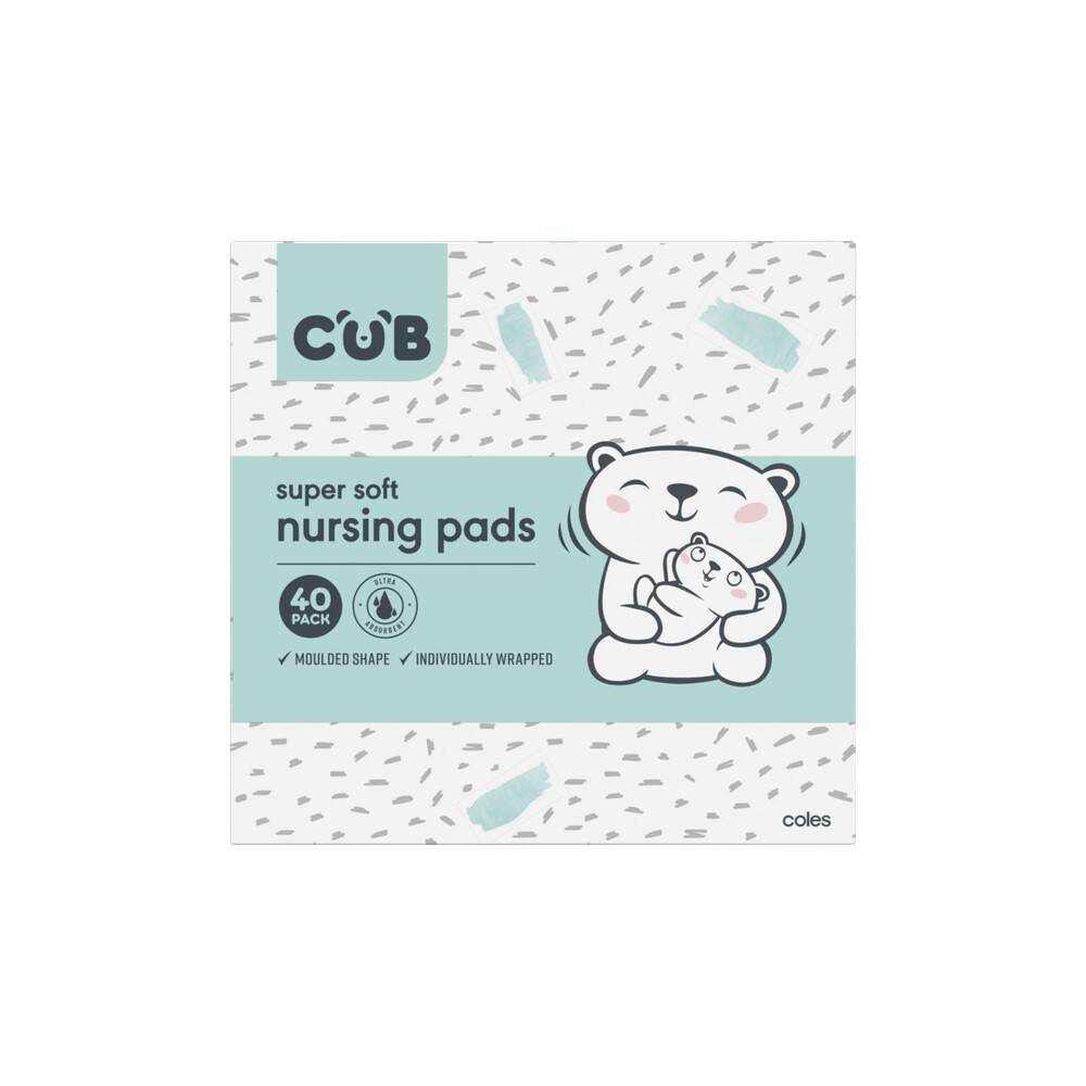 Coles Cub Super Soft Nursing Pads 40 ct