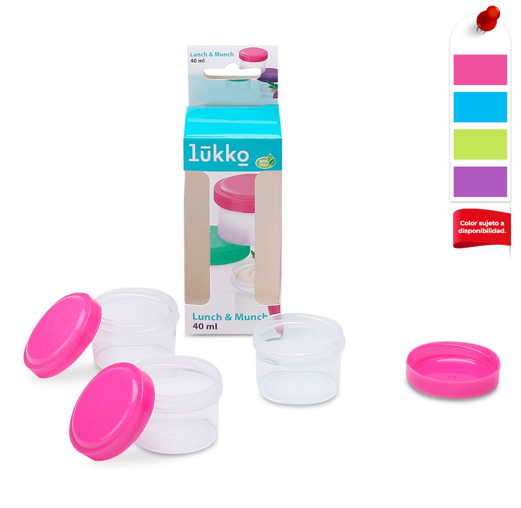 Lukko · Herméticos redondos para aderezo (3 un)