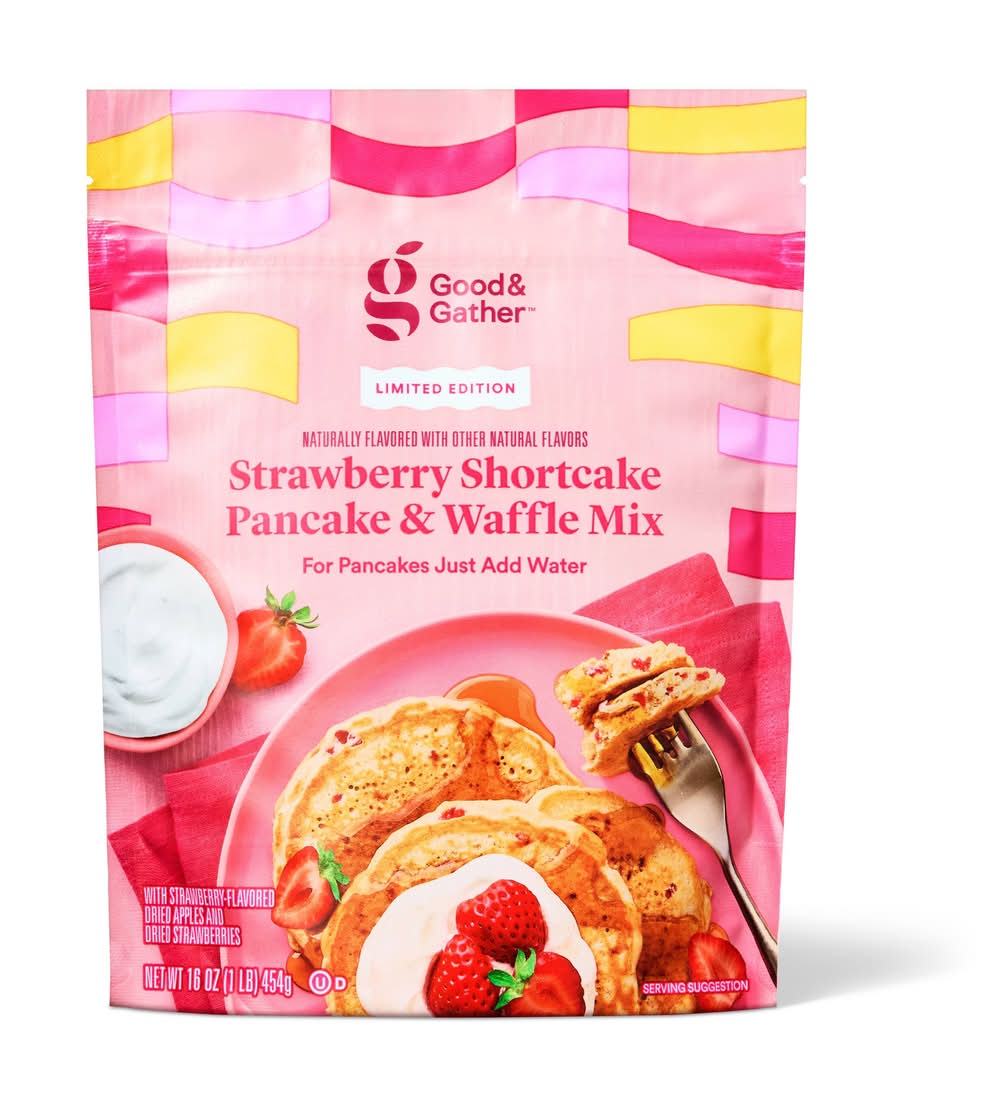 Strawberry Shortcake Pancake and Waffle Mix - 16oz - Good & Gather™