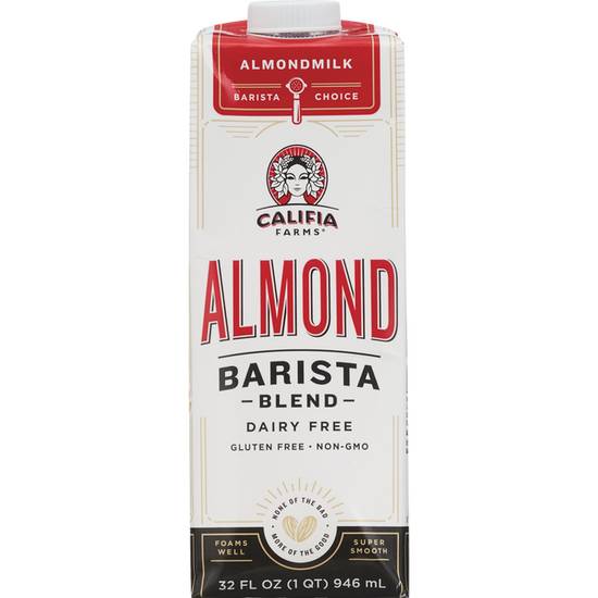 Califia Farms Barista Blend Almond Milk (1 Quart Carton)