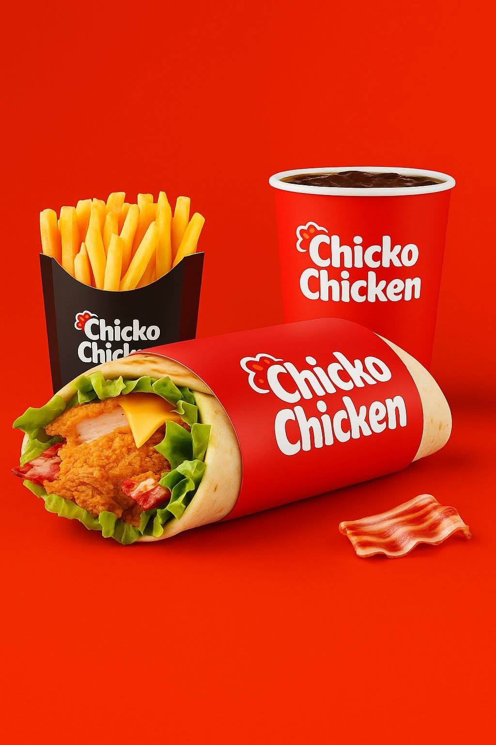 Menu Twist Wrap  Bacon