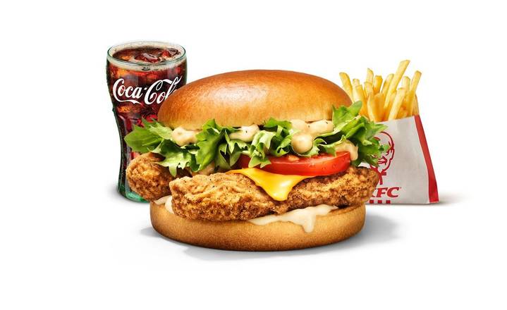 Colonel's Veggie Burger Meal