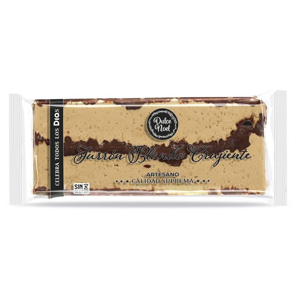 Turrón Blando Crujiente Dulce Noel Dia Bolsa 250 G