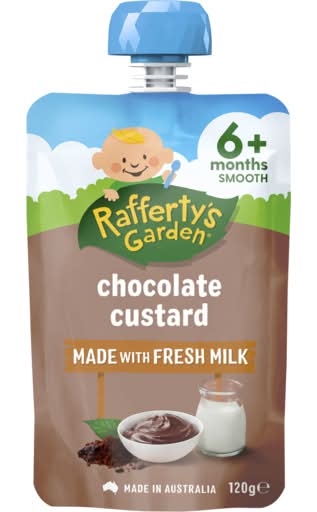 Rafferty's Garden Chocolate Custard Baby Food 6+ Months (120g)