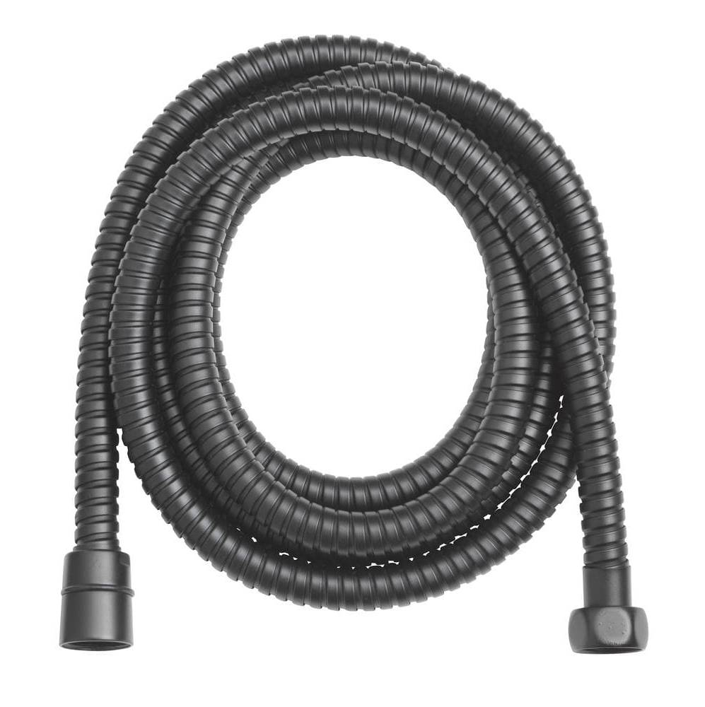 Glacier Bay 86 In. Stainless Steel Replacement Shower Hose In Matte Black