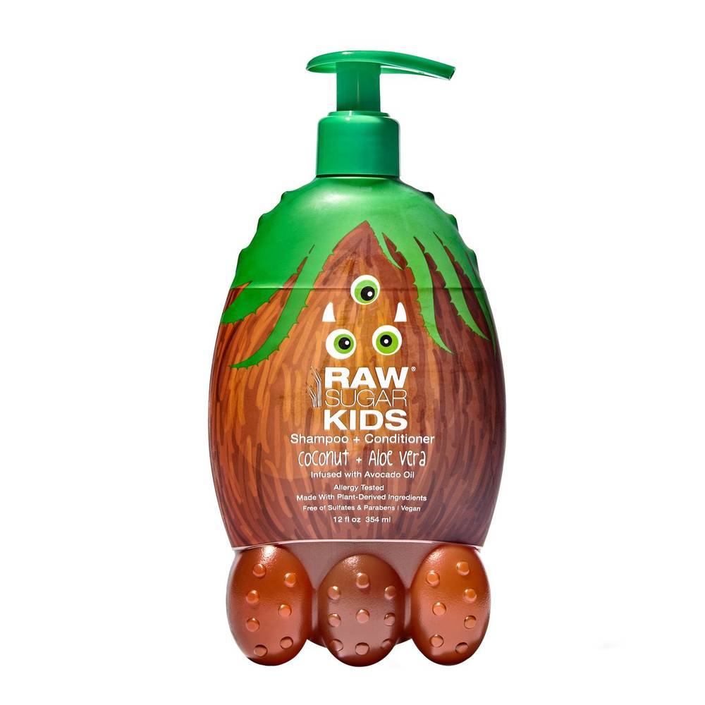 Raw Sugar Kids Coconut + Aloe Vera Shampoo + Conditioner