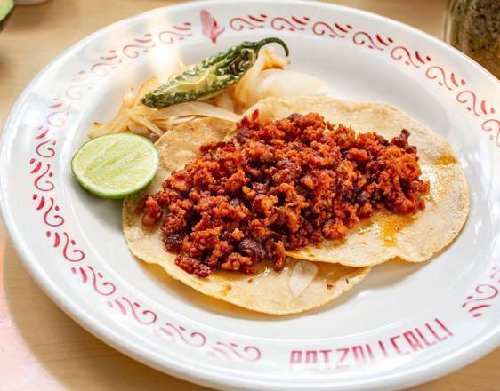 Tacos de chorizo