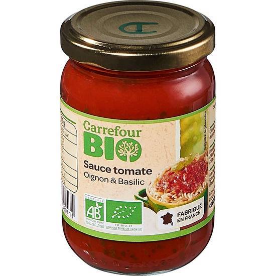 Carrefour Bio - Sauce tomate (oignon - basilic)