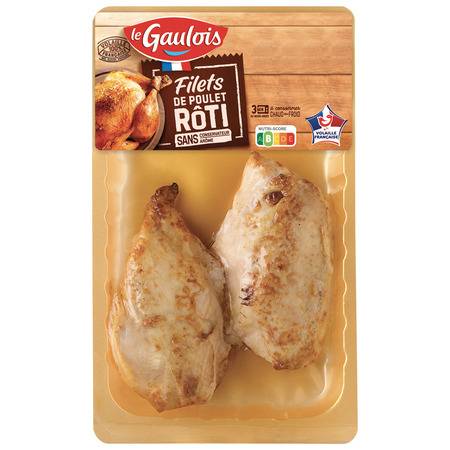 Filets de poulet rôtis LE GAULOIS - la barquette de 270g