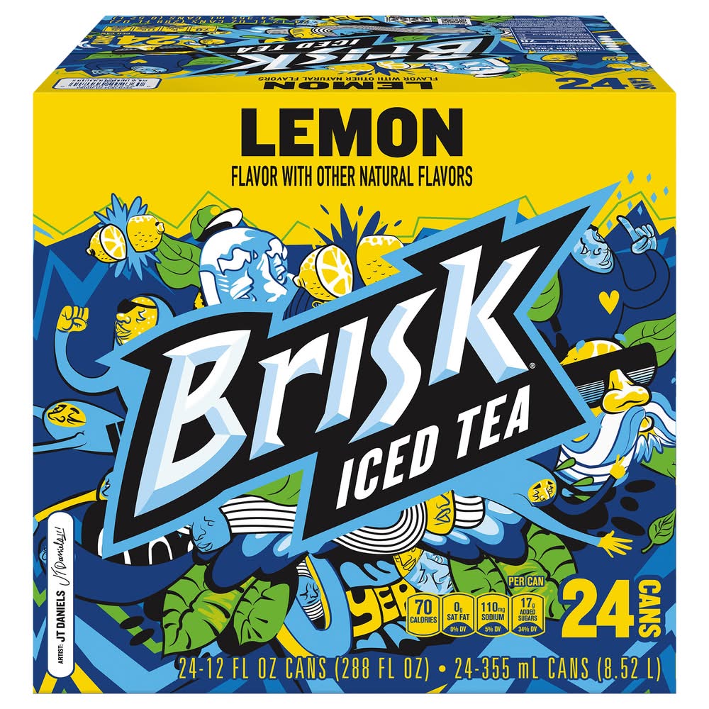 Lipton Drinks Brisk Tea (24 ct, 12 oz)
