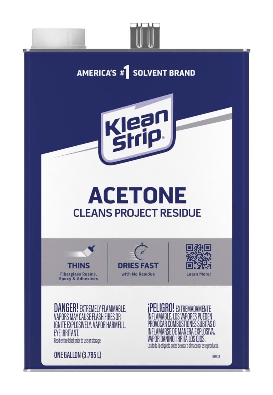 Klean Strip Acetone Solvent And Thinner 1 Gal