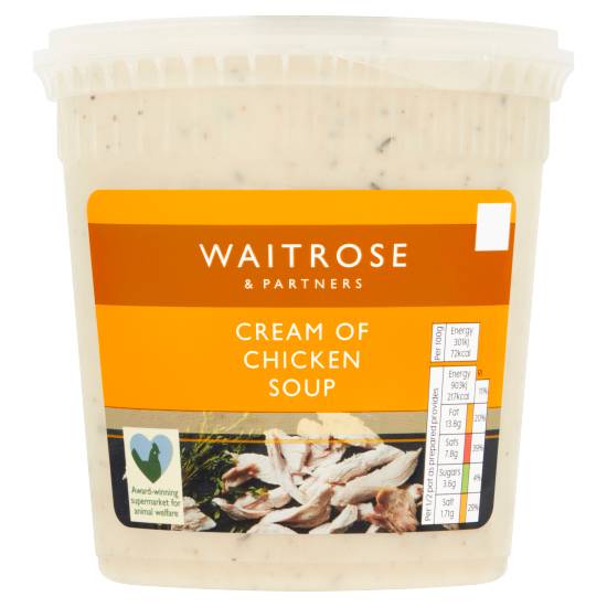 Waitrose Cream Of Chicken Soup
