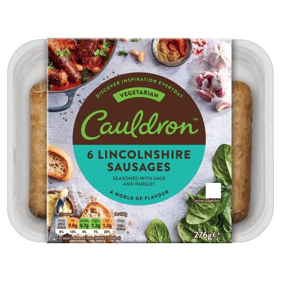 Cauldron Lincolnshire Sausages (6 pack)