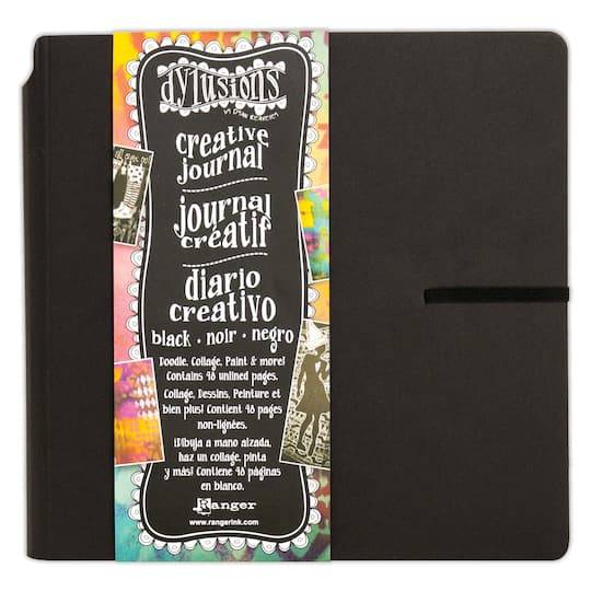 Dylusions Square Creative Journal, Black