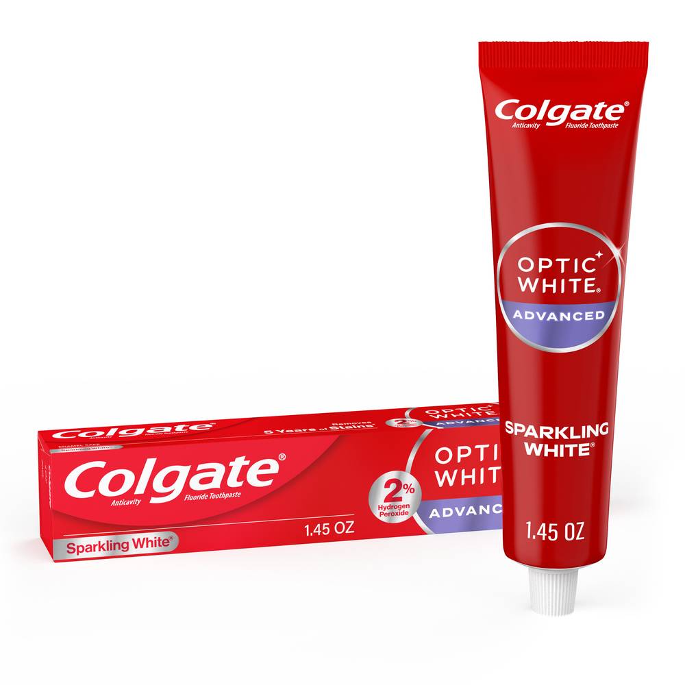 Colgate Optic White Advanced Whitening Fluoride Toothpaste