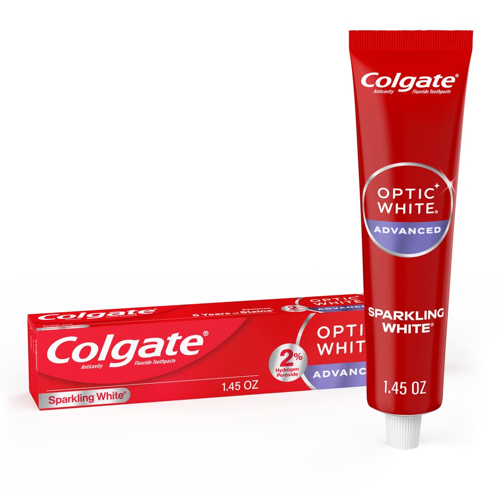 Colgate Optic White Advanced Sparkling White Toothpaste (1.45 oz)
