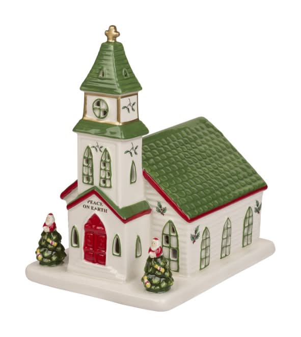 Spode Christmas Tree Village Snowglobe - Thumbnail 3