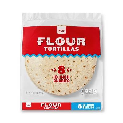 Market Pantry Flour Tortillas(8 Ct) (10" )