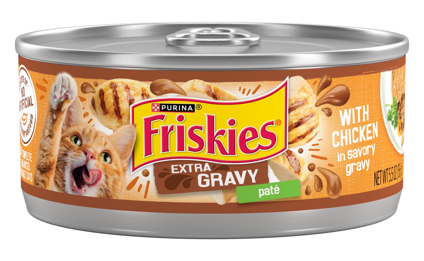 Purina Friskies Extra Gravy Pate Wet Cat Food (5.5 oz)