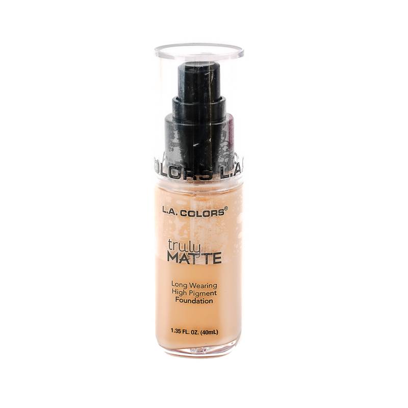 L.a. colors base de maquillaje truly matte medium beige clm355 (40 ml)