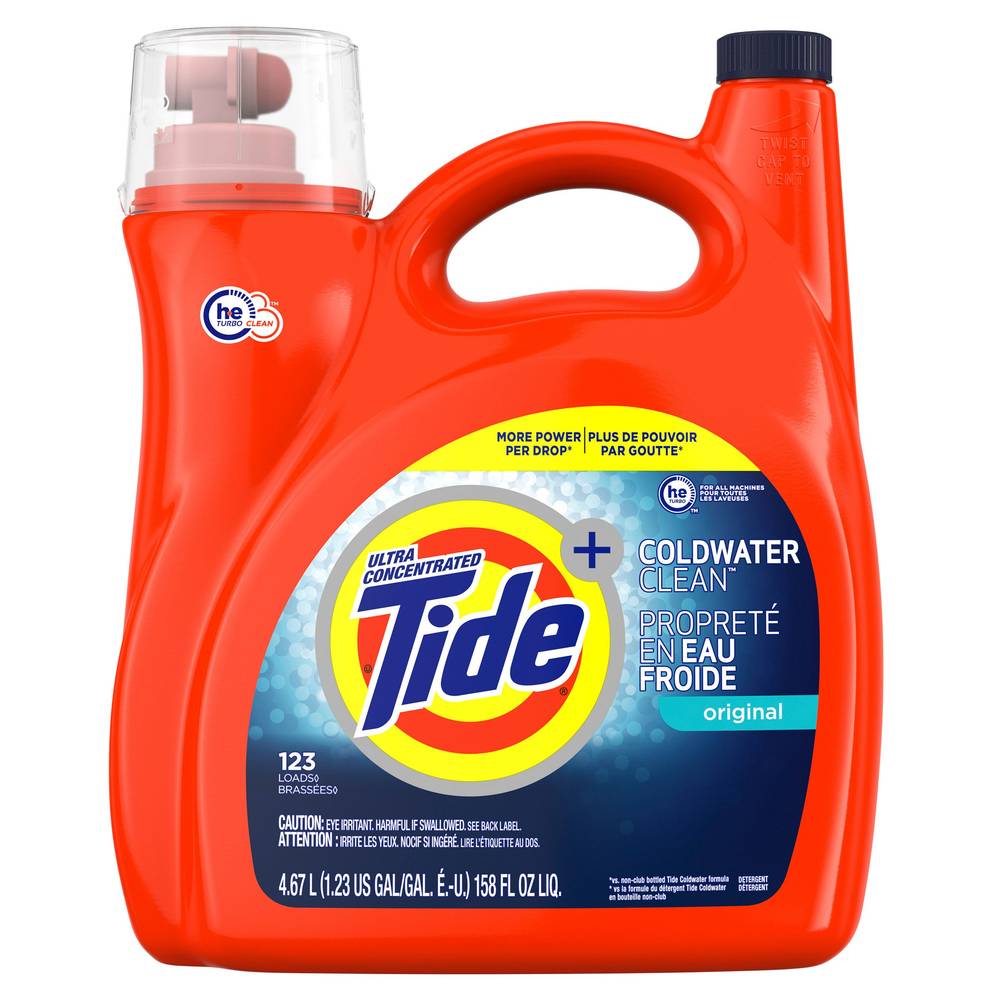 Tide Coldwater Clean Liquid Laundry Detergent 123 Loads