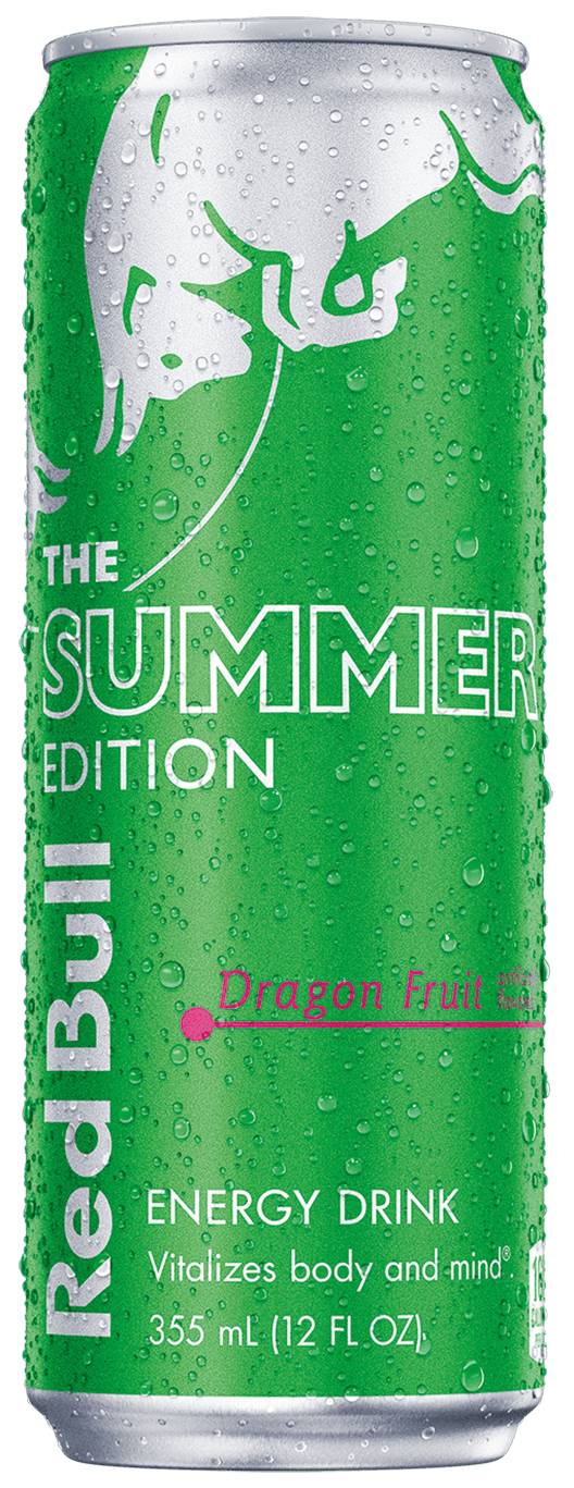 Order Red Bull The Summer Edition Energy Drink Dragon Fruit (12 oz) food online from Rite Aid store, Shawnee on bringmethat.com