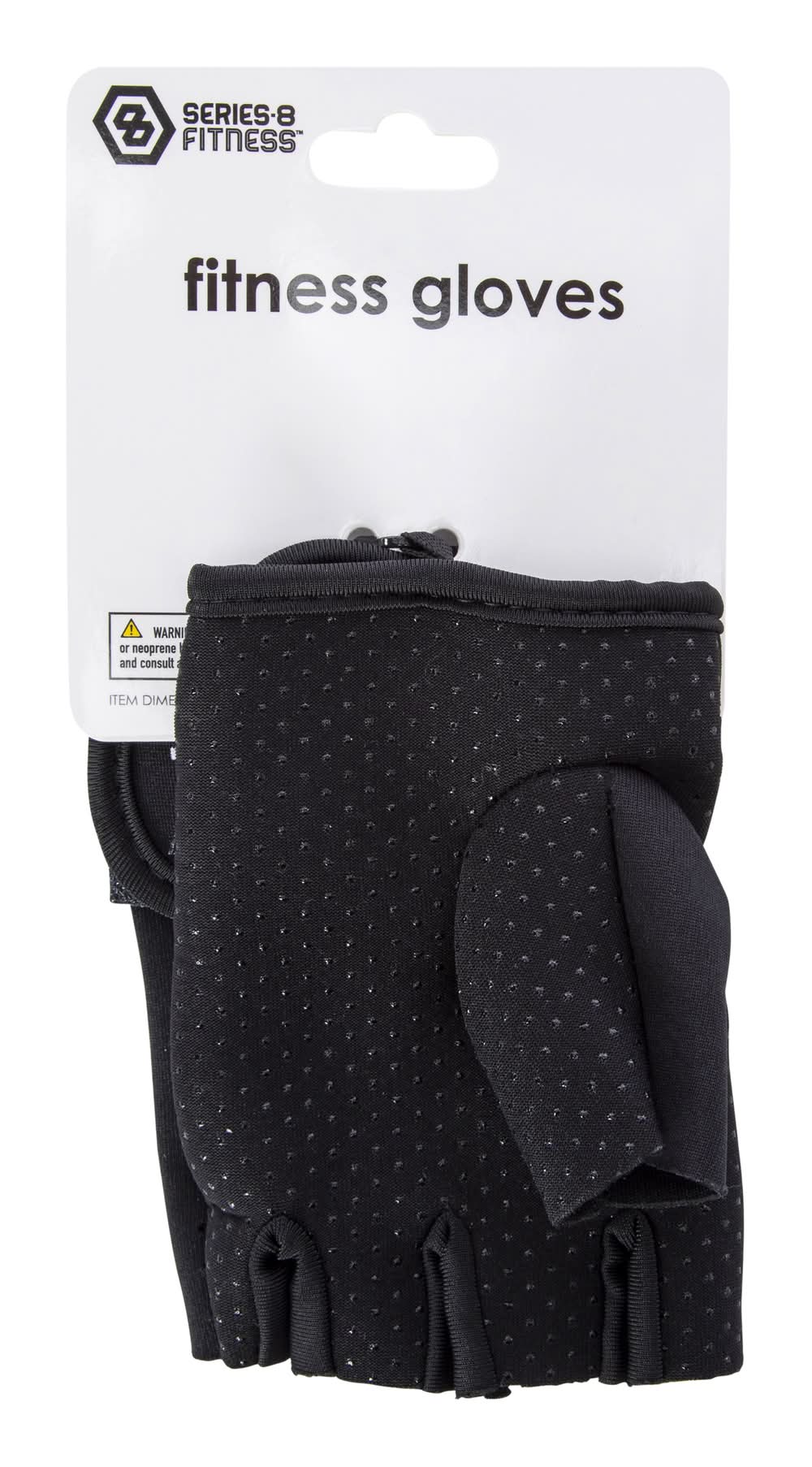 Series-8 Fitness™ Fitness Gloves Small/Medium Black