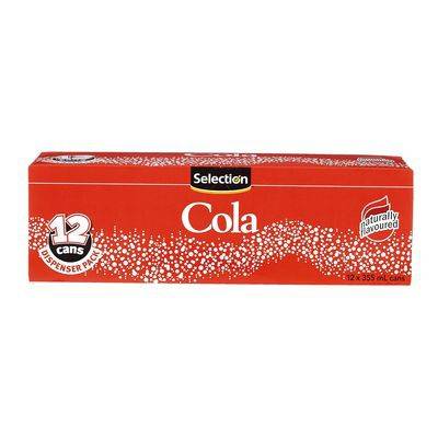 Selection Cola Soft Drink (12 x 355ml)