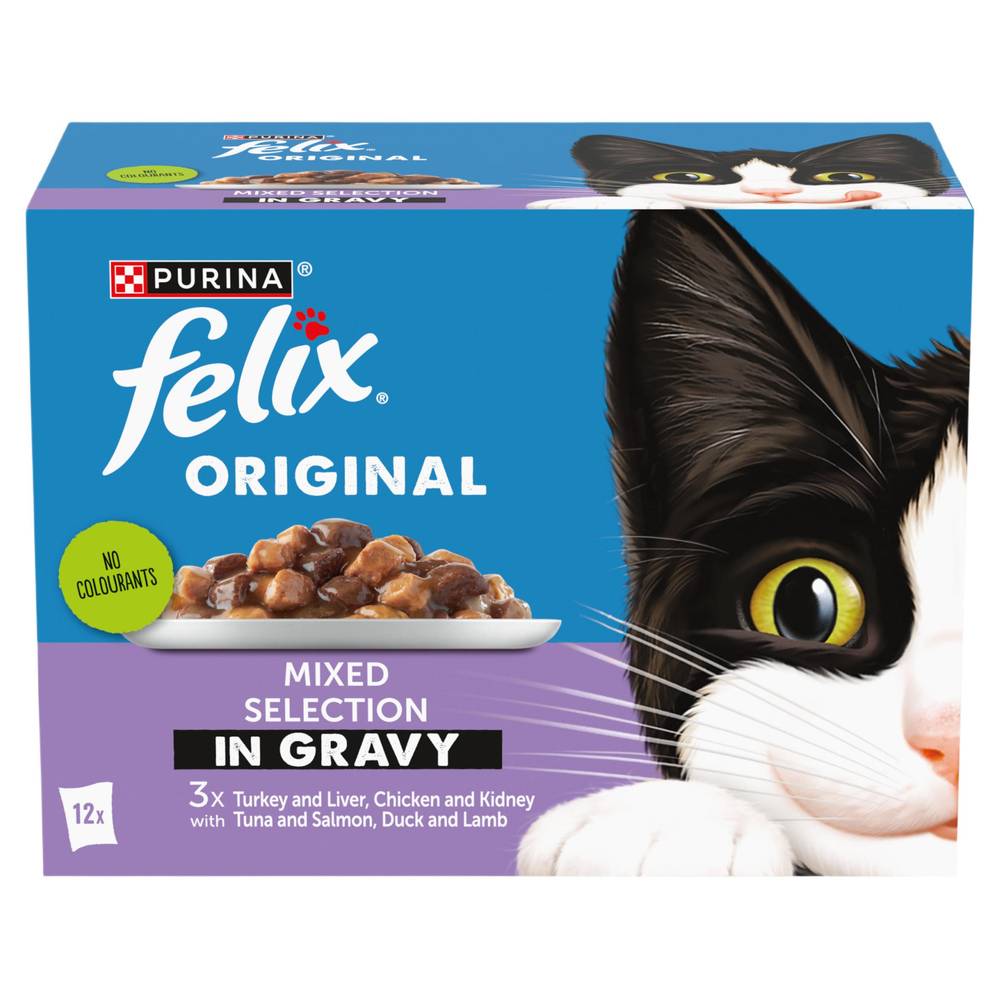 Felix Original Mixed Selection in Gravy Wet Cat Food (12 pack)