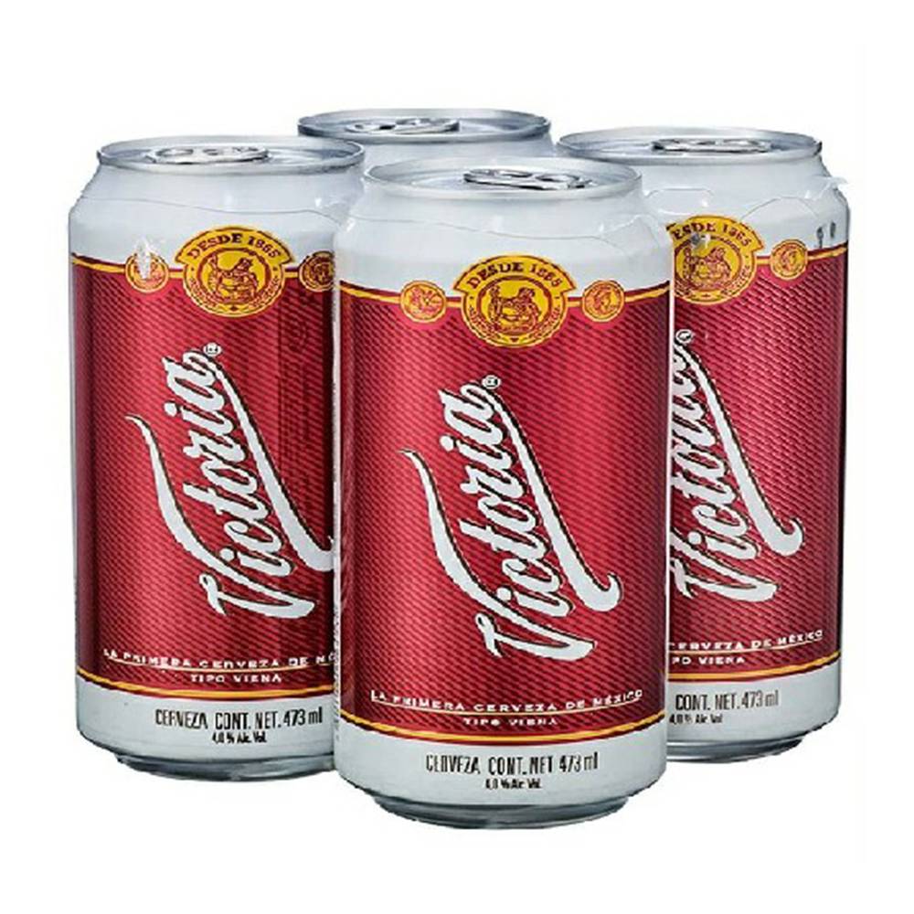 Victoria cerveza tipo viena (4 pack, 473 mL)