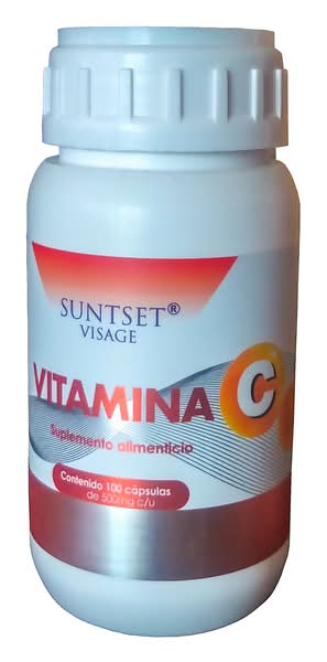 Suntset Visage · Vitamina c cápsulas 500 mg (200 g)