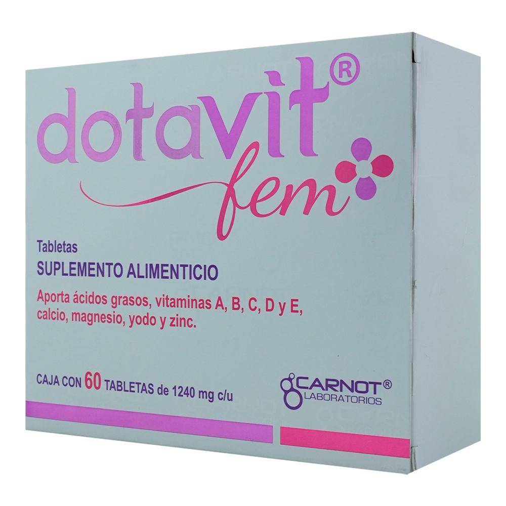 Carnot dotavit fem tabletas 1240 mg (60 piezas)