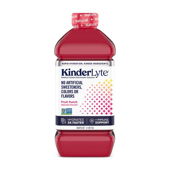 Kinderlyte Natural Fruit Punch 33.8 oz Electrolyte drink