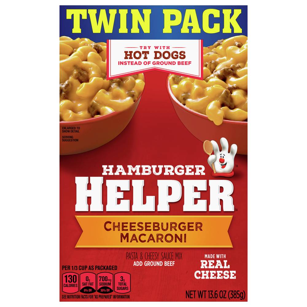 Hamburger Helper Cheeseburger Macaroni Twin pack (13.6 oz)