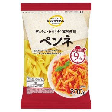 トップバリュベストプライス ペンネ 200g