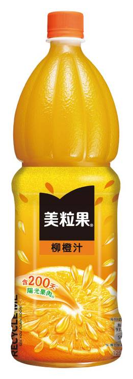 美粒果柳橙汁Pet1250ml <1250ml毫升 x 1 x 1Bottle瓶>