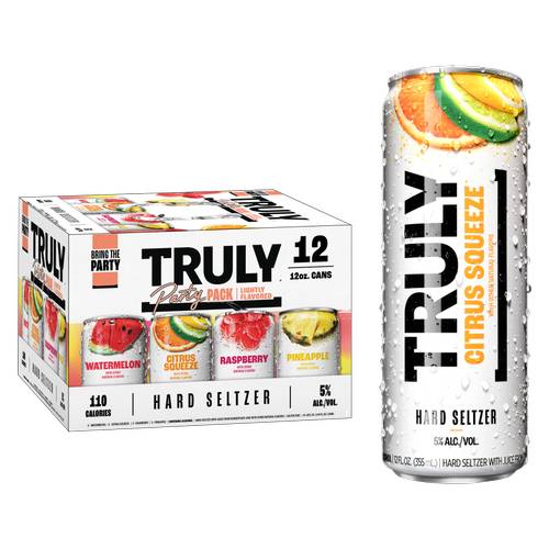 Truly Hard Seltzer Party pack Variety (12 pack, 12 oz) (assorted )