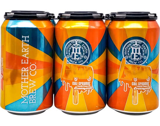 Mother Earth - Cali Creamin' Creamsicle - Orange Vanilla Cream Ale 6x 12oz Cans