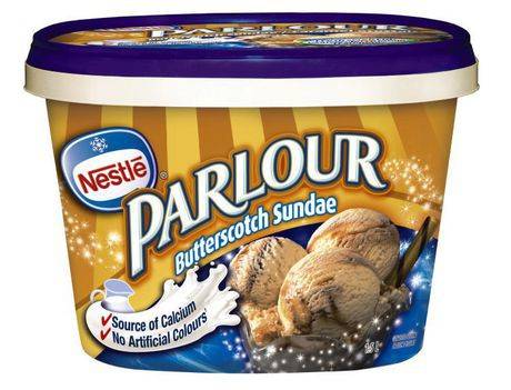 Nestlé Parlour Butterscotch Sundae Ice Cream (1.5 L)