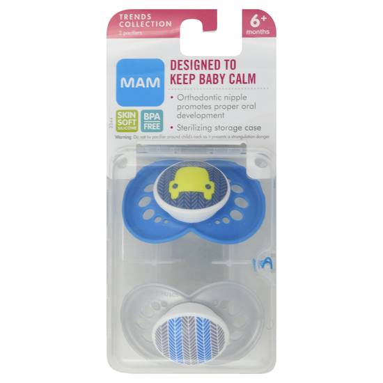 Mam Baby Pacifier Collection, 6+ Months (2 ct)