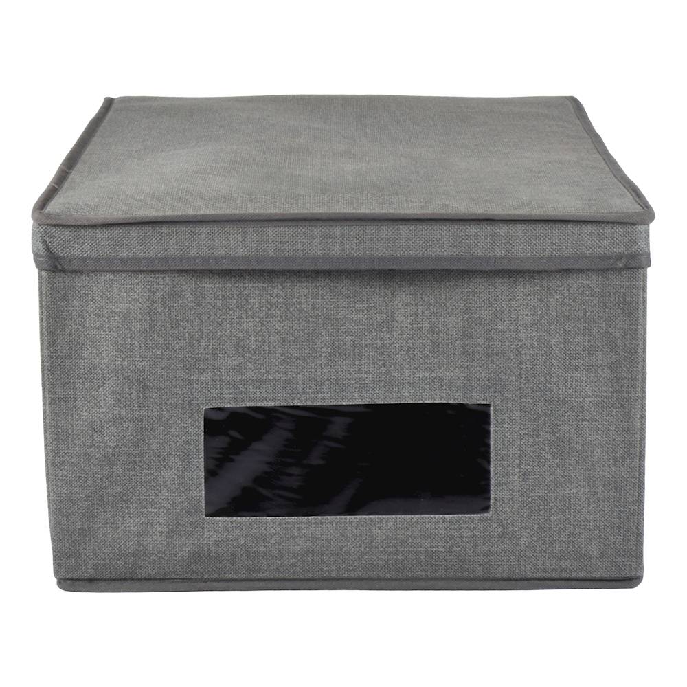 Home & home caja gris para almacenar (1 pieza)